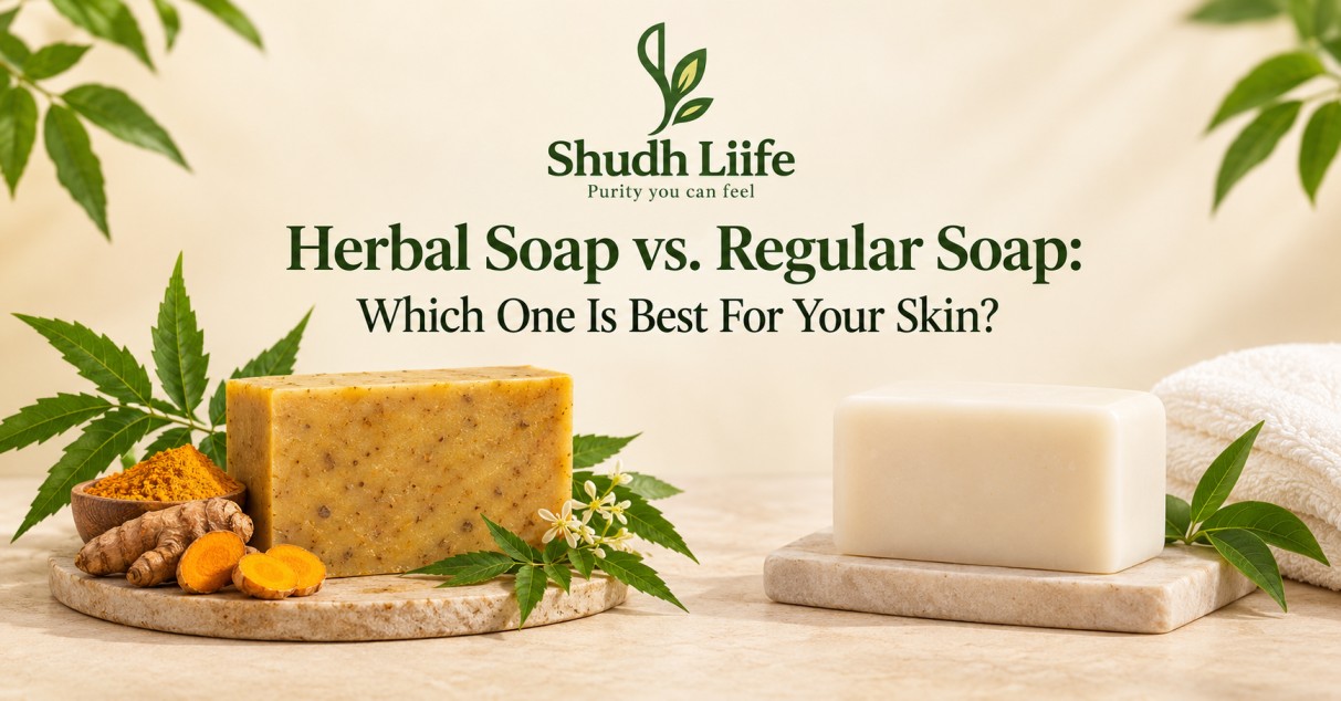 Herbal Soap vs. Regular Soap